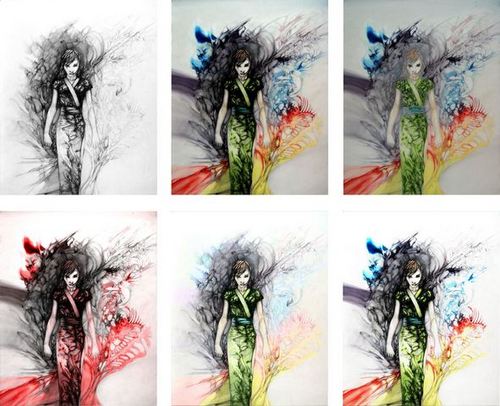 Product picture Leaf Dress Picture Pack